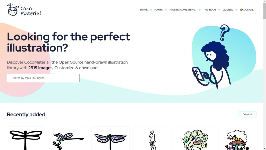 Coco Material Screenshot Web