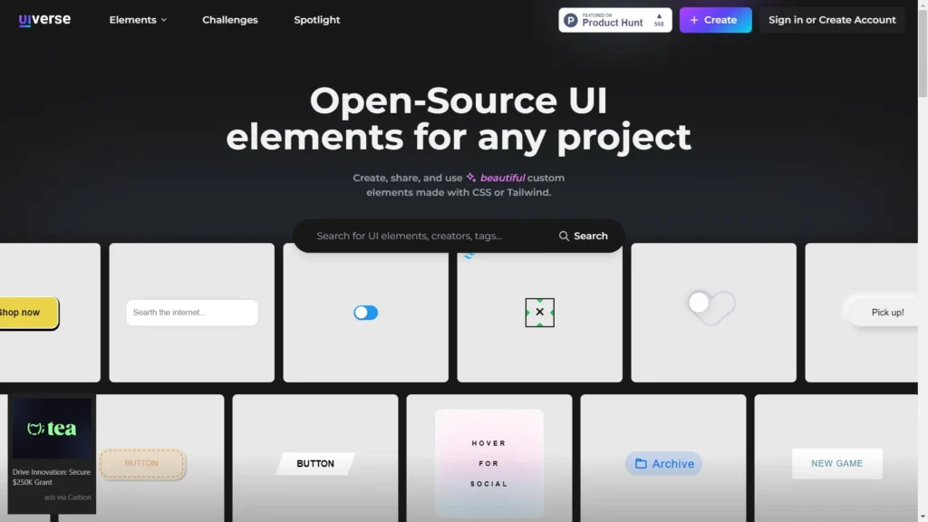 UIVerse Screenshot
